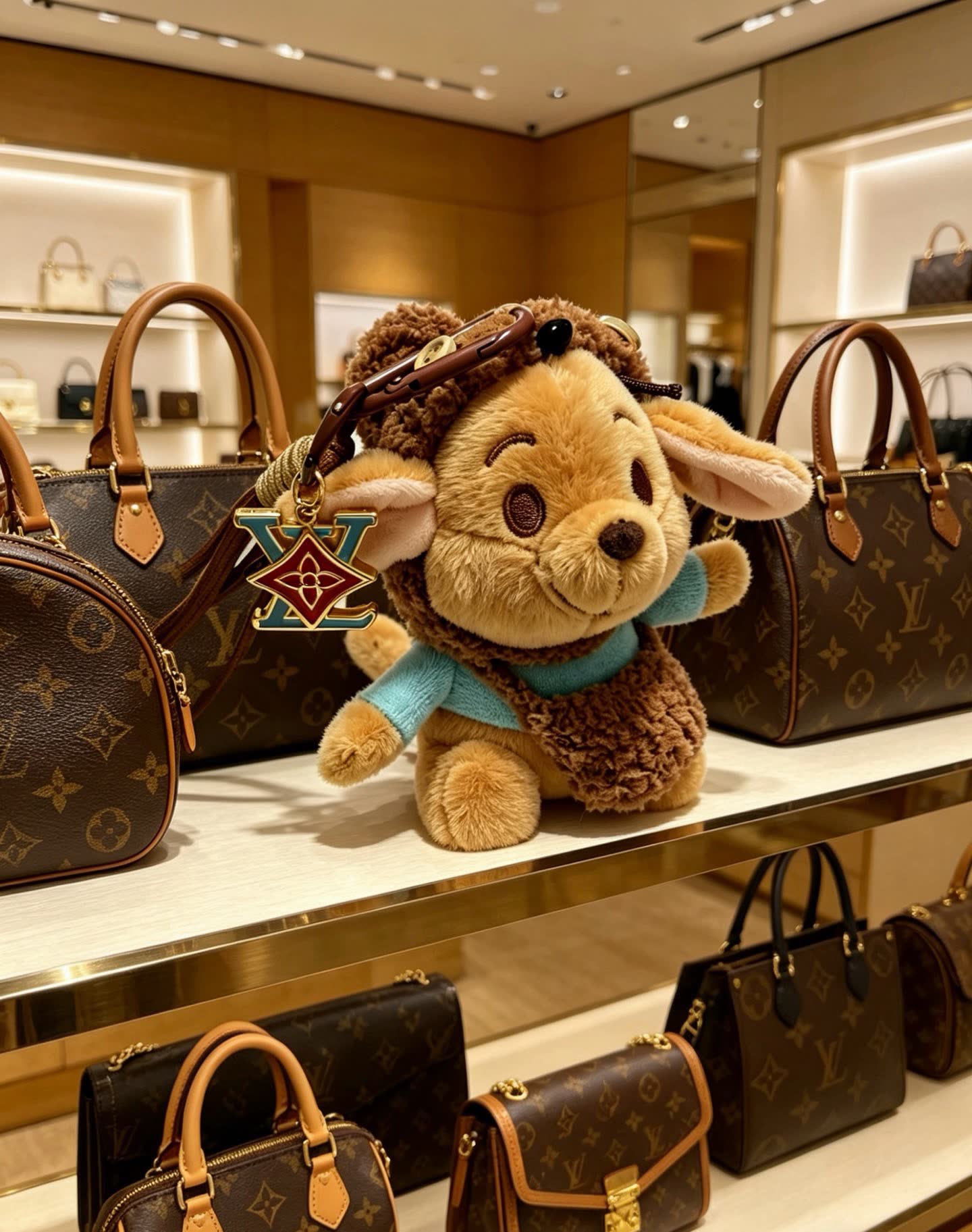 Louis Vuitton Beagle Keychain